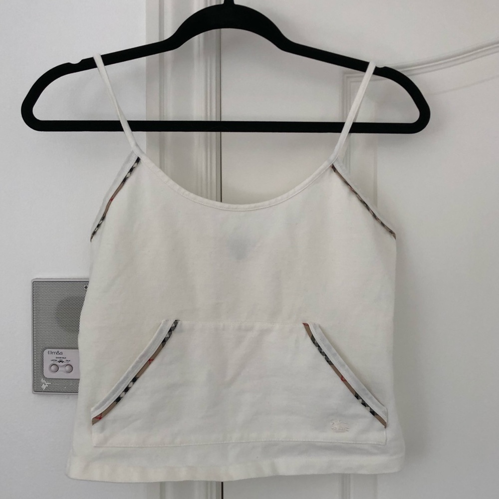Burberry cropped summer camisole